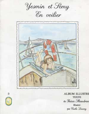Yésmine et Sémy en voilier 
