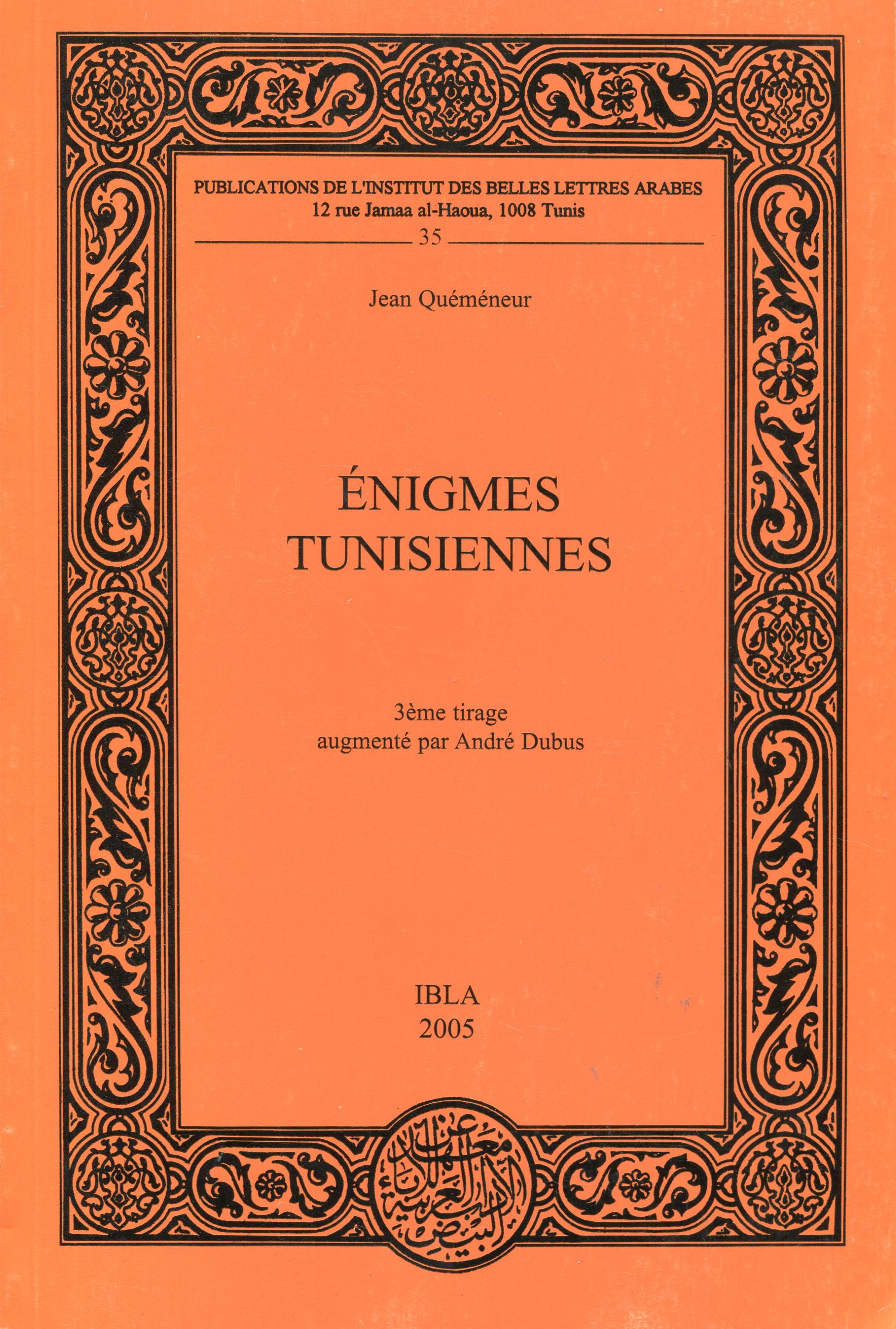 Enigmes Tunisiennes